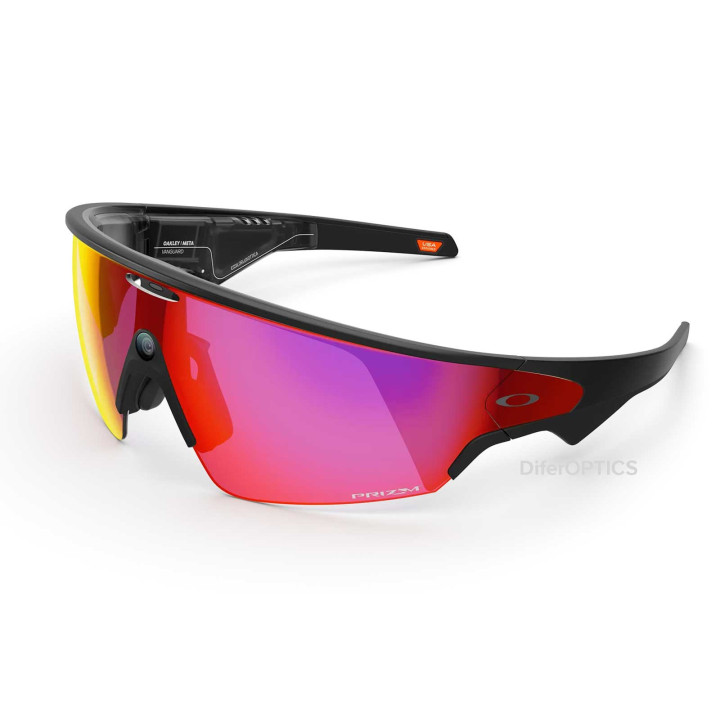 Oakley Meta Vanguard Black Prizm Road (3q view)