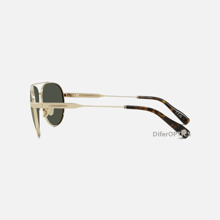 Vuarnet Horizon 03 Medium Gold Pure Grey (vista perfil)