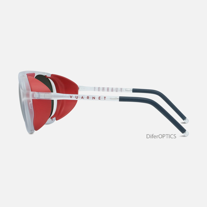 Vuarnet Ice 01 Transarent red grey bluelynx (profile view)