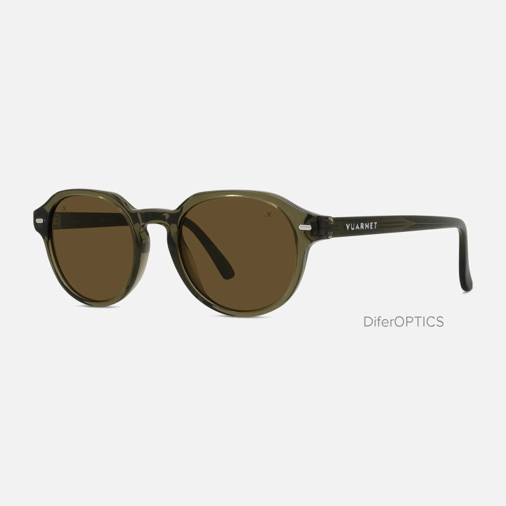 BELVEDERE 14 Kaki Pure Brown (vista 3q)