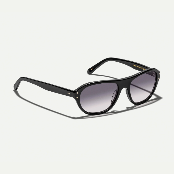Las  Avram Black con American Grey Fade custom made tints (vista 3q)