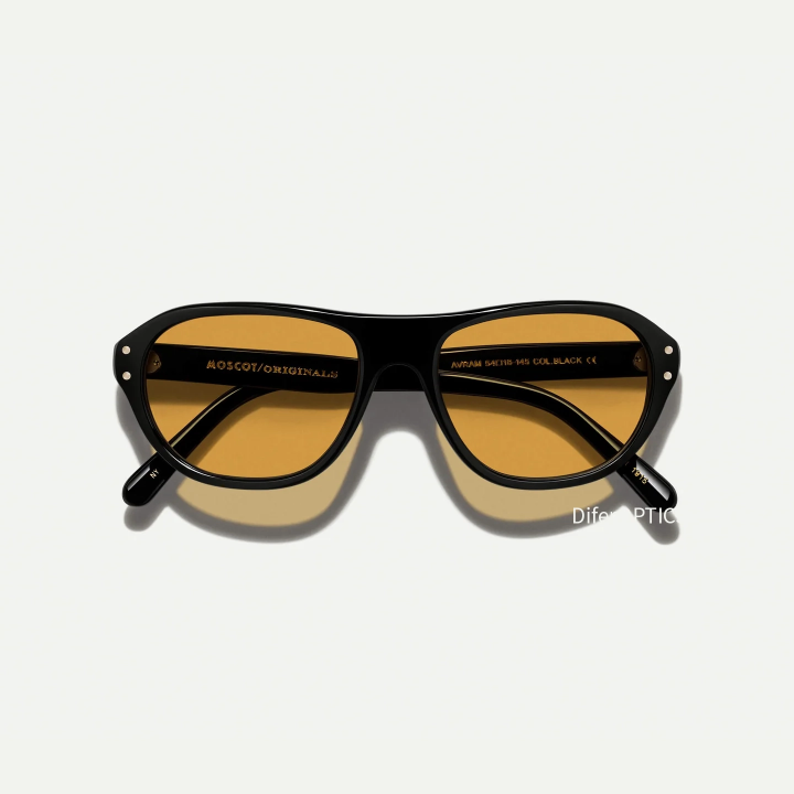 Las  Avram Black con Amber custom made tints