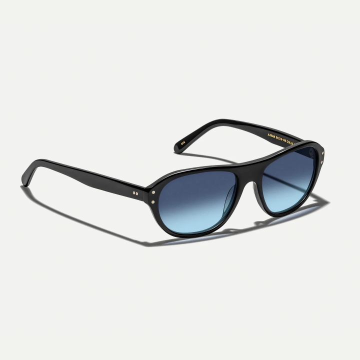 Las  Avram Black con Denim Blue custom made tints (vista 3q)