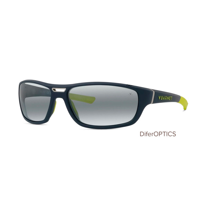 Vuarnet Racing 01 Matte Blue - Photochromic Greylynx (3q view)