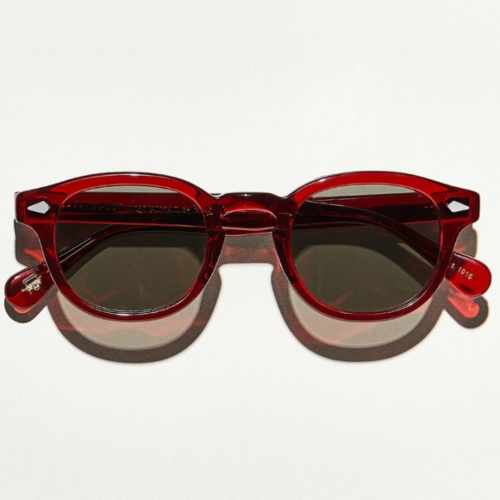 LEMTOSH SUN in Ruby with Grey Glass Lenses