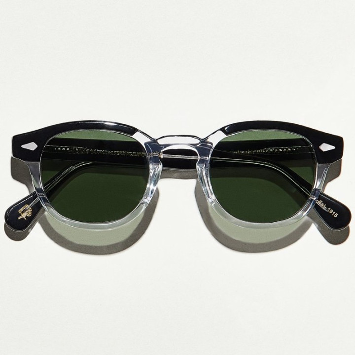 LEMTOSH SUN in black/crystal with G-15 Glass Lenses