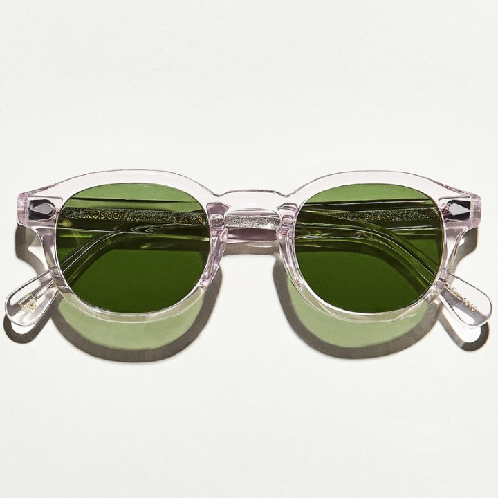 LEMTOSH SUN in Blush with Calibar Green Glass Lenses