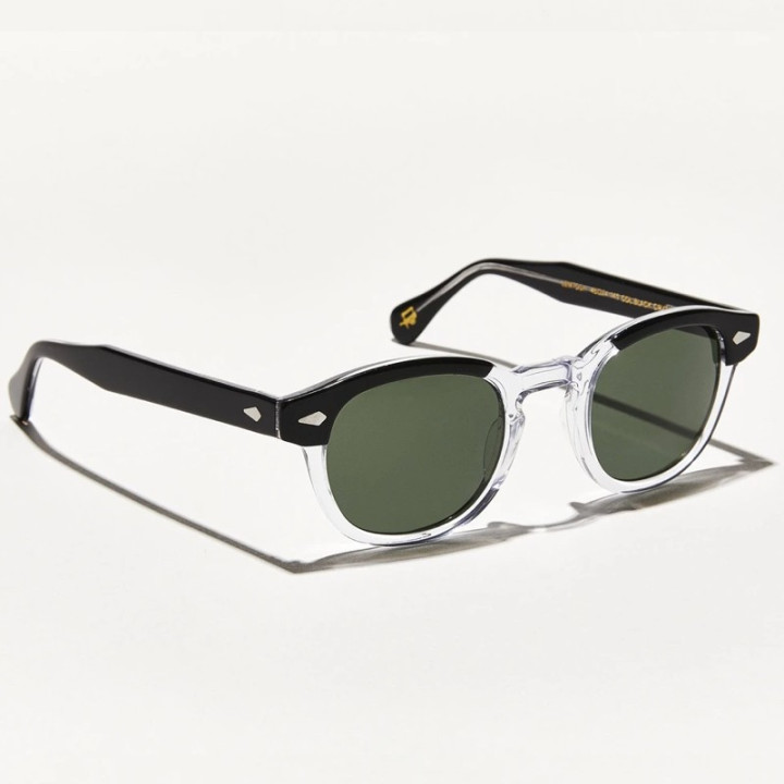LEMTOSH SUN in black/crystal with G-15 Glass Lenses 3q