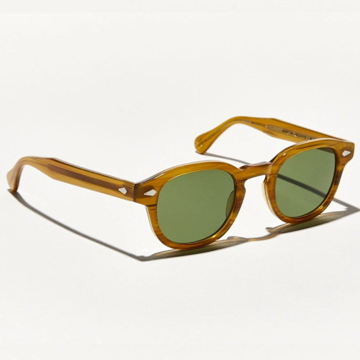 LEMTOSH SUN in Blonde with Calibar Green Glass Lenses 3q