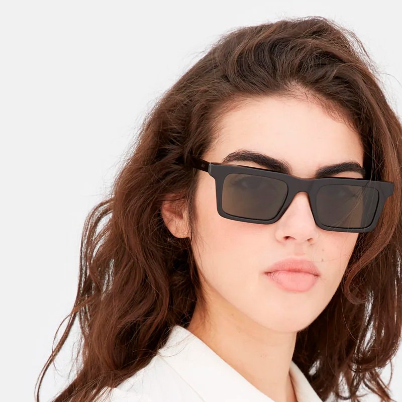 サングラス RETRO SUPER FUTURE Retrosuperfuture - 1968 REFINED - black Retrosuperfuture 1968 Black Sunglasses - eye-oo.com