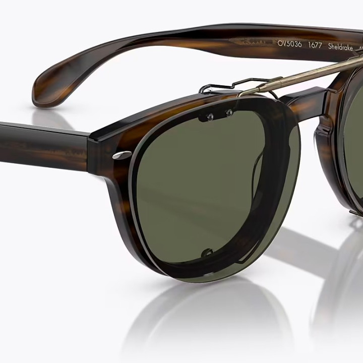 Oliver Peoples Shledrake CLIP ON Flip up clip