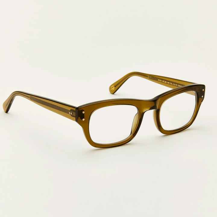 Moscot Nebb Olive Green 3q