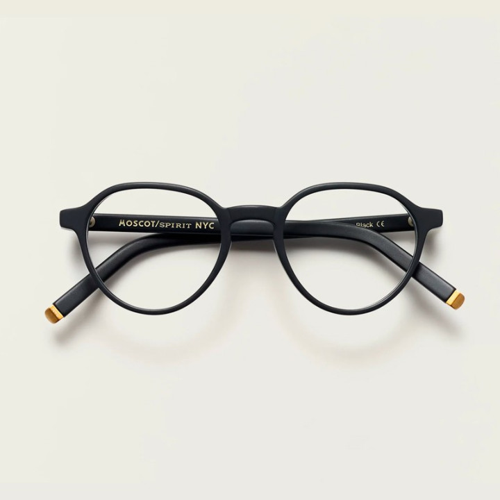 Moscot Les Black Matte