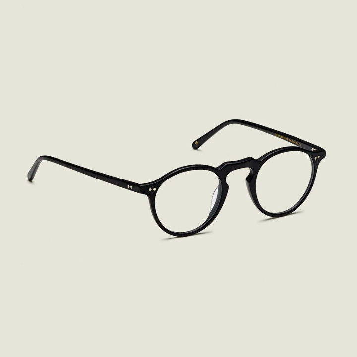 Moscot Tuchus Matte Black 3q