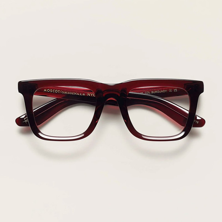 Moscot Rizik Burgundy