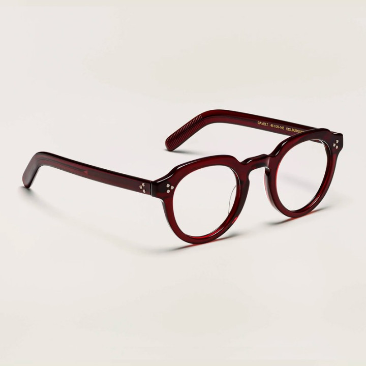 Moscot Gavolt Burgundy 3q