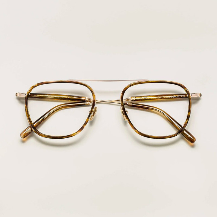 Moscot Fanagle Bamboo/Gold