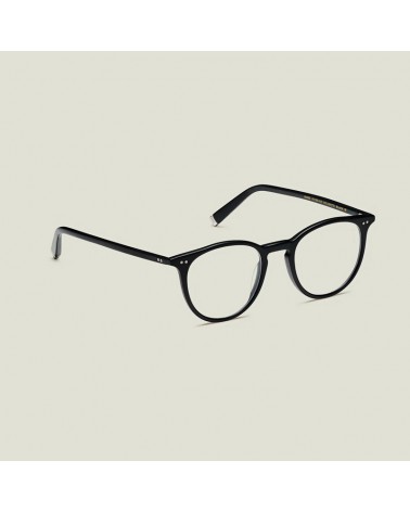 Moscot Jared Matte Black vista 3q