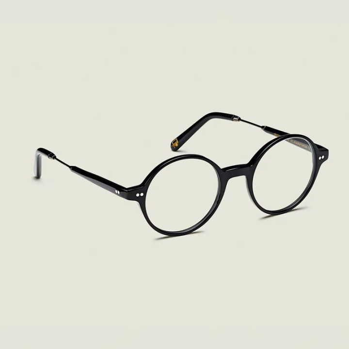 Moscot Gittel Black/Pewter vista 3q
