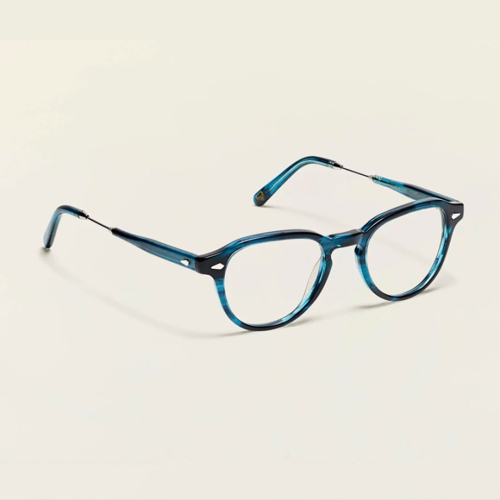 Moscot Kash Ink/Silver 3q
