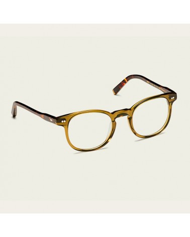 Moscot Mort Olive Tortoise 3q