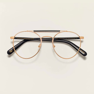 Moscot Lazer Gold/Matte Black
