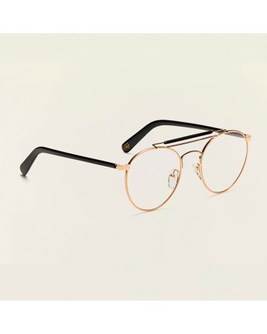 Moscot Lazer Gold/Matte Black 3q