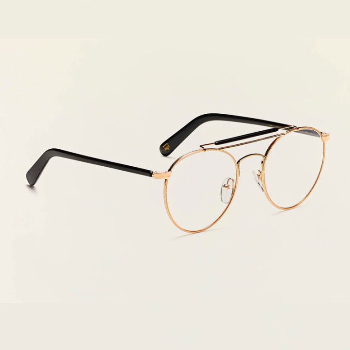 Moscot Lazer Gold/Matte Black 3q