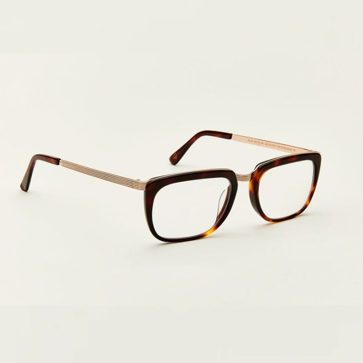 Moscot Klug Burnt Tortoise Gold 3q