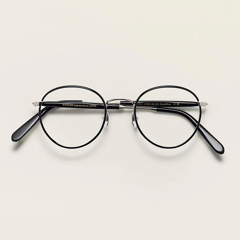 Moscot Pitsel Black Silver