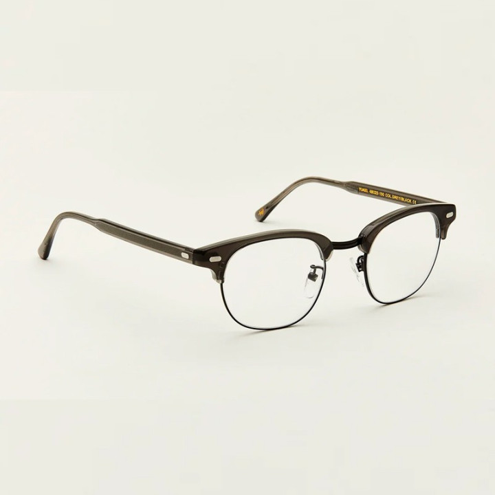 Moscot Yukel Grey/Black 3q
