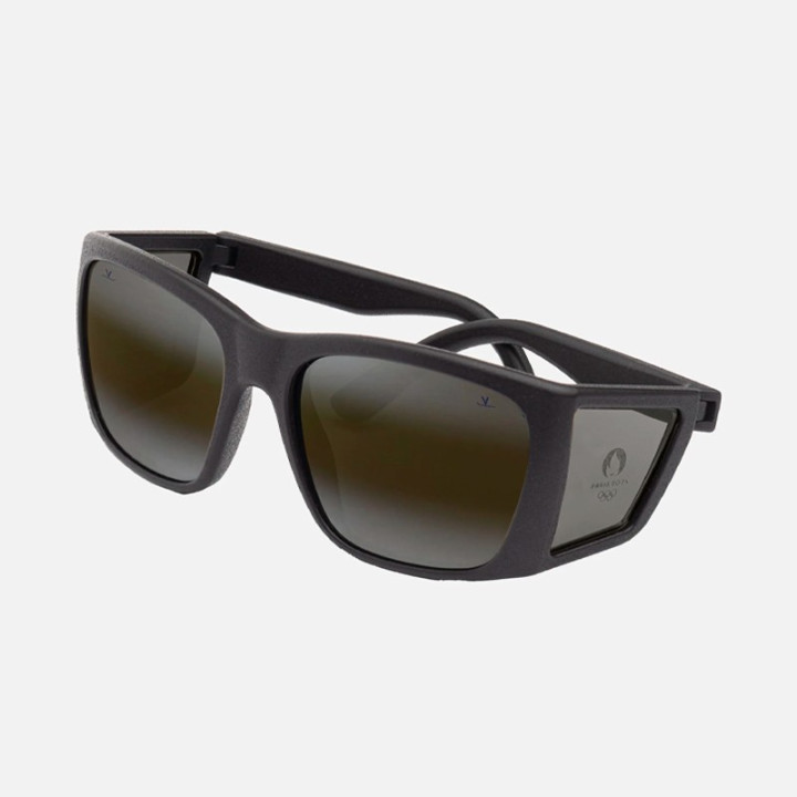 Vuarnet Oracles Matte Black Skilynx 3q folded