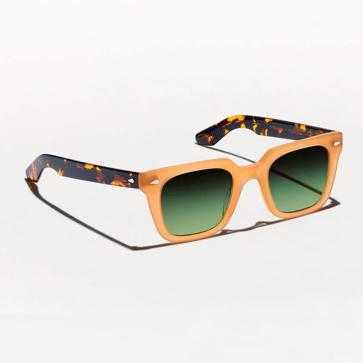 Las GROBER SUN en Honey/Tortoise con lentes Forest Wood vista 3q