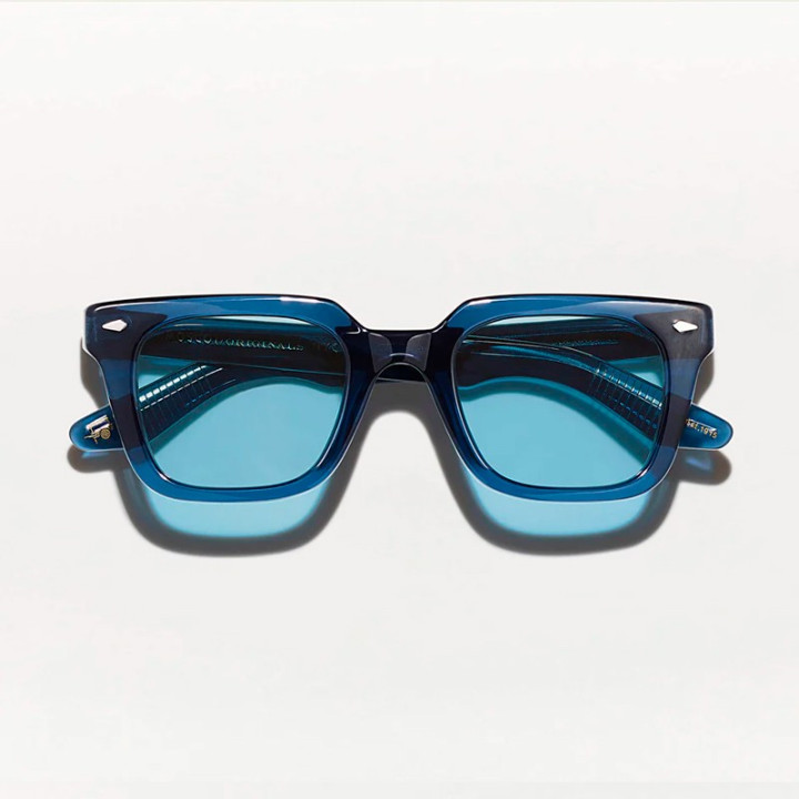 Las GROBER SUN en Navy con lentes Celebrity Blue