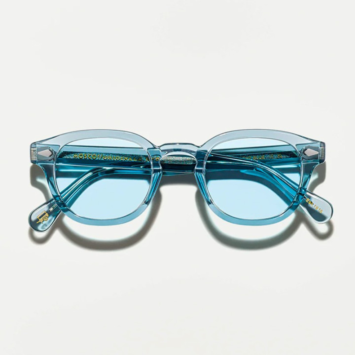 The LEMTOSH MONOCHROME  in Light Blue with Bel Air Blue Tinted Lenses