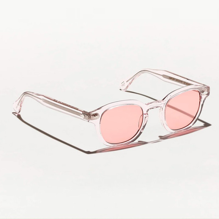 The Lemtosh Monochrome in Blush with New York Rose tinted lenses 3q view