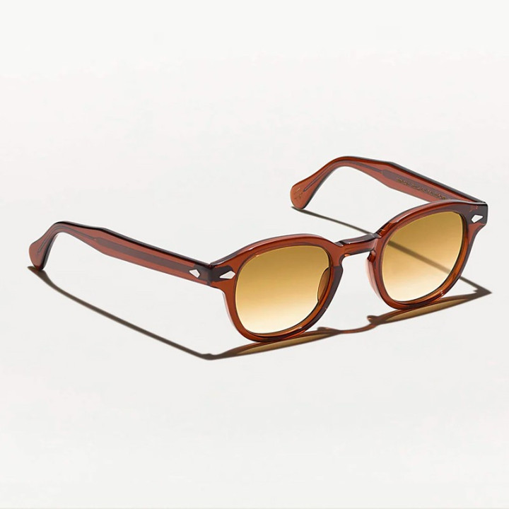 Las Lemtosh Monochrome en Brown con lentes Chestnut Fade 3q