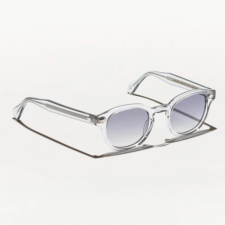 Las Lemtosh Monochrome en Light Grey con lentes American Grey Fade vista 3q
