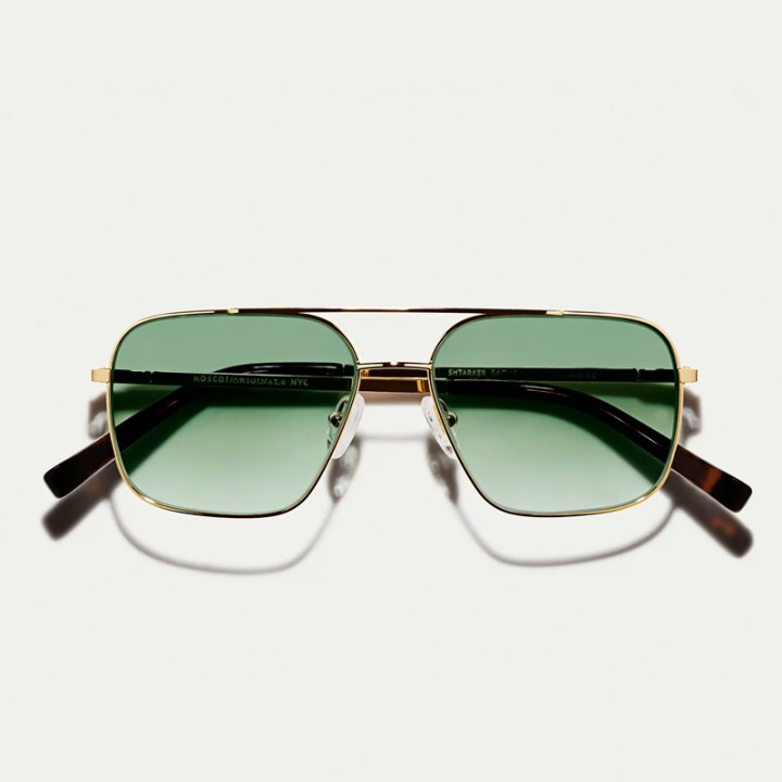 MOSCOT SHTARKER GOLD WITH CUSTOM MADE TINTS G-15 Fade