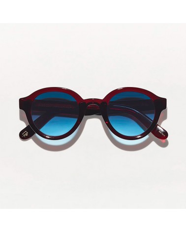 The Greps Sun in Burgundy with Denim blue custom made tints