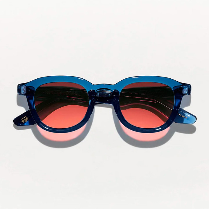 The Dahven Polychrome in Sapphire with Cabernet Custom made Tint