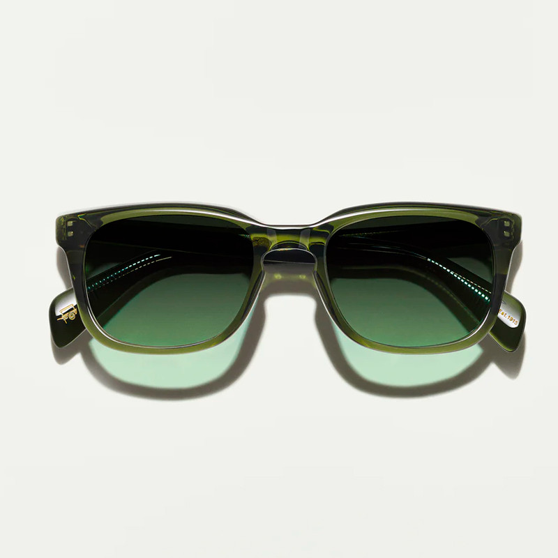 Las  Shiddock Sun en Dark Green conforest wood custom tints