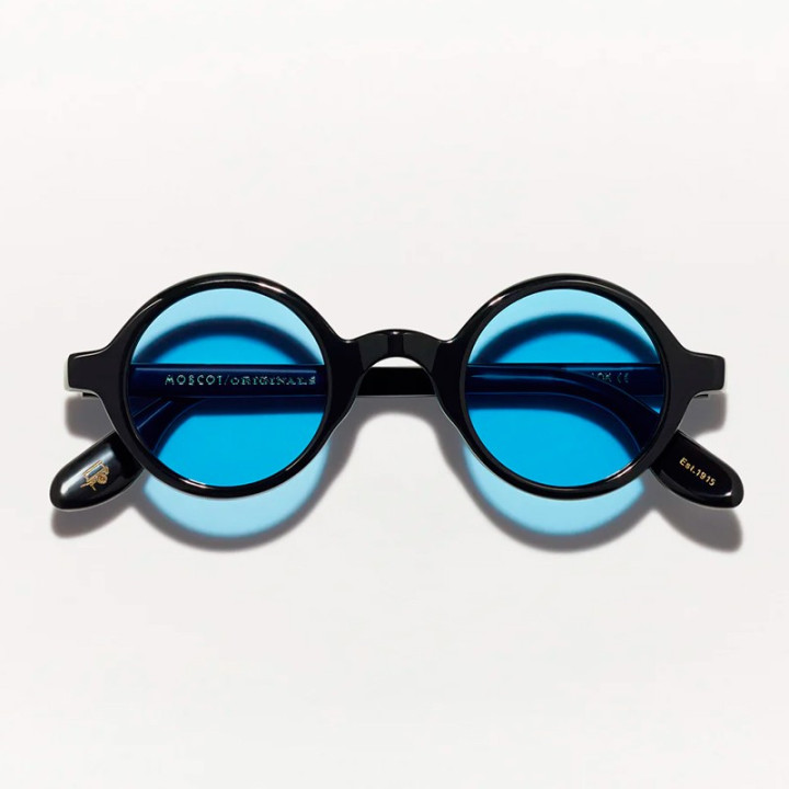 Las Zolman Sun en Black con Celebrity Blue custom made tints