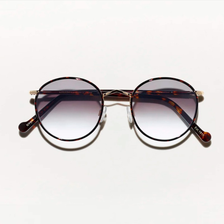 The Zev Tortoise with American Grey Fade Custom Made Tints lenses