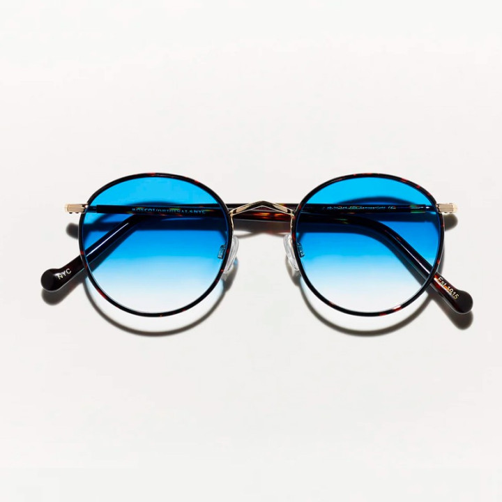 Las Zev Tortoise con lentes Custom Made Broadway Blue Fade