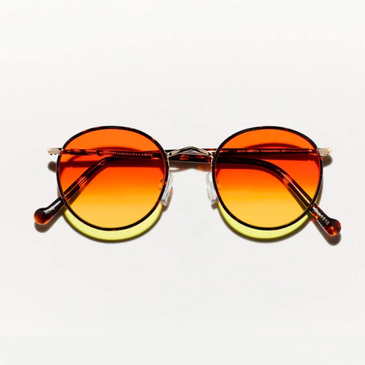 Las Zev Tortoise con lentes Custom Made Candy Corn