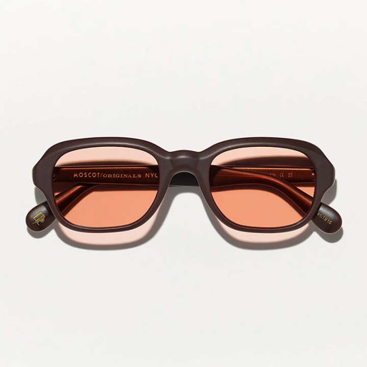 The Meshug Sun in Matte dark brown with New York Rose Custom made tints