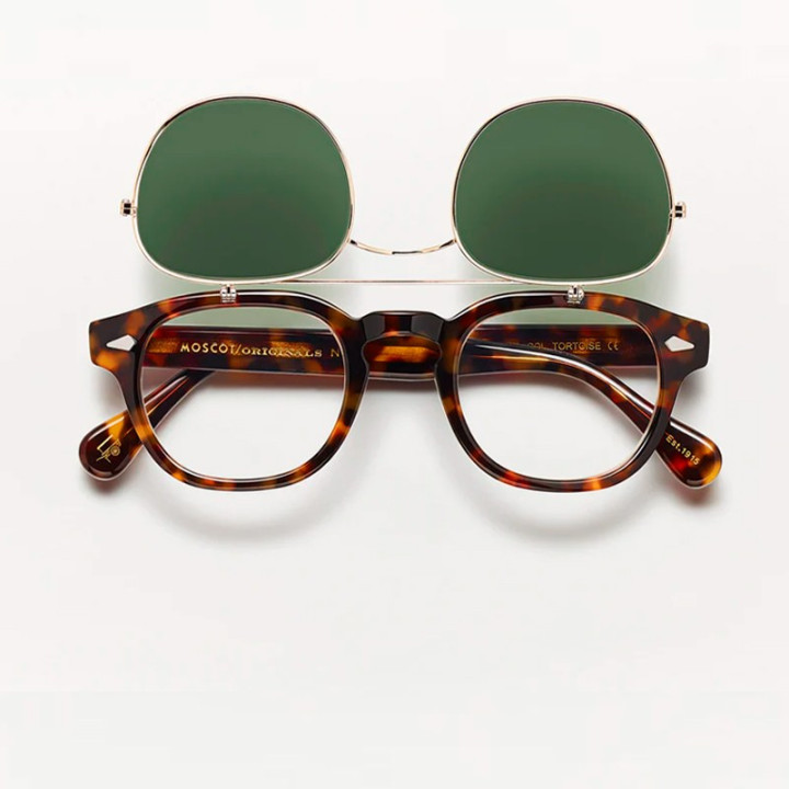 Las Fliptosh en Tortoise con G-15 Flip lenses abiertas
