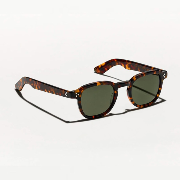The Momza Sun in Tortoise with G-15 Glass lenses 3q view