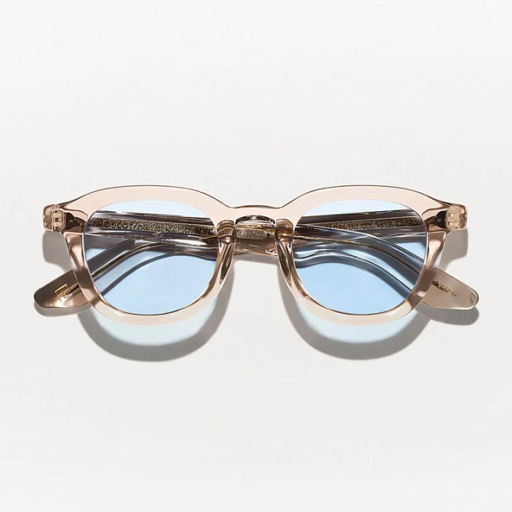 The Dahven pastel with bel air blue custom made tints lenses